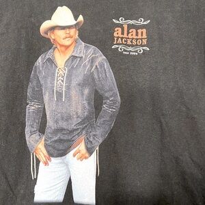 Vintage Alan Jackson tour shirt